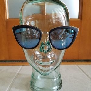 Francesca's Zoe Mirrored Cat Eye Sunglasses